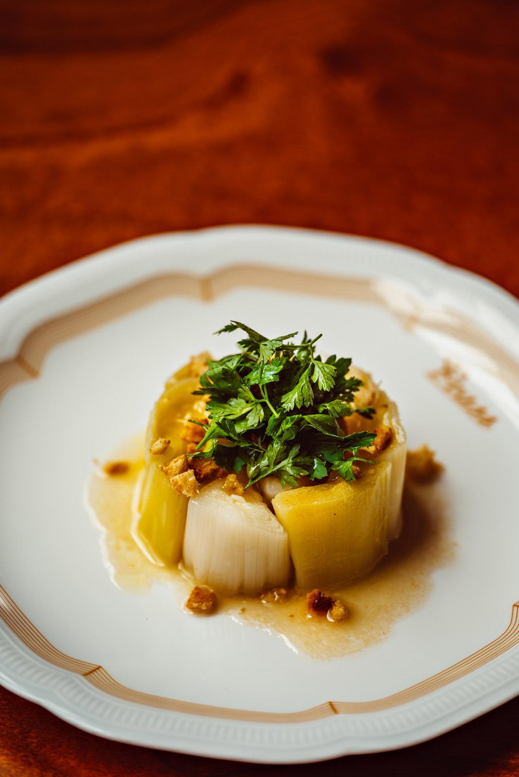 Poireaux vinaigrette © Benoit Linero