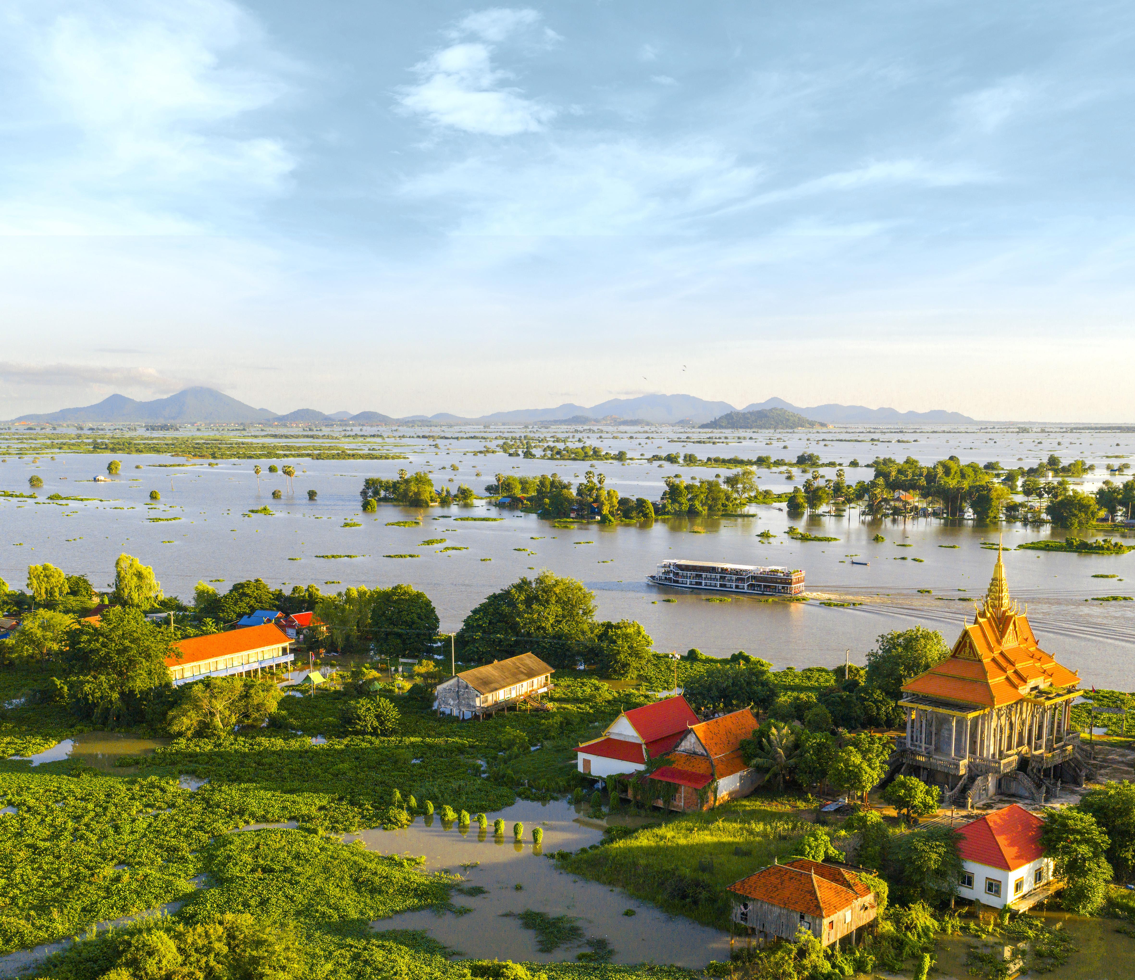 Croisière sur le fleuve Mekong entre le Vietnam et le Cambodge © CroisiEurope