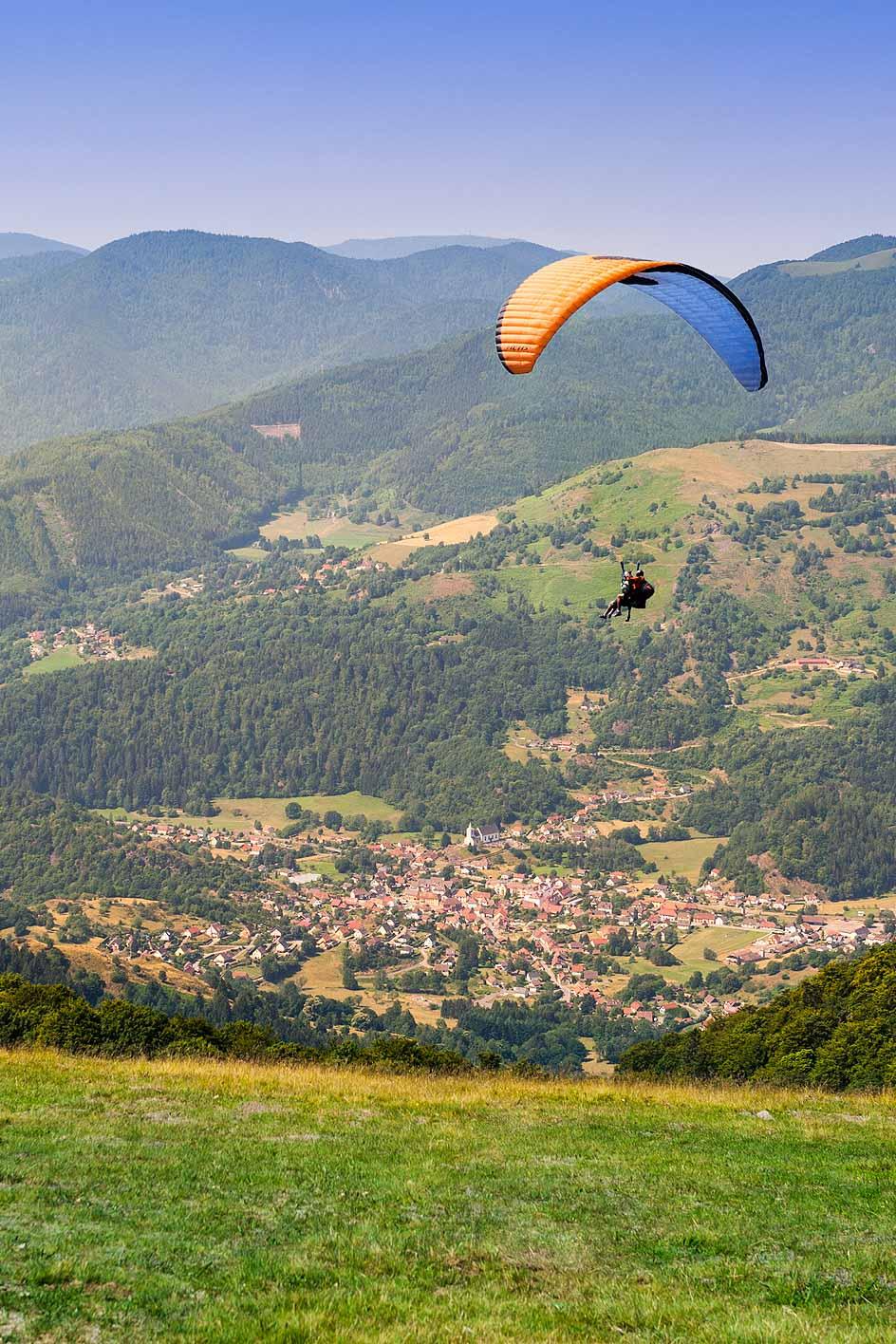 Parapente au Markstein © INFRA - Massif des Vosges