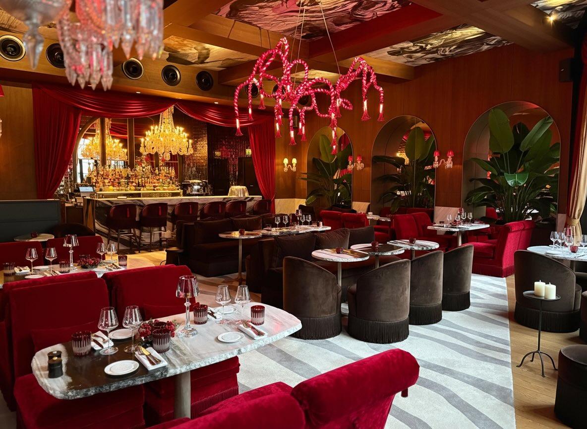 Le restaurant gastronomique de l’hôtel © Le Sax Paris