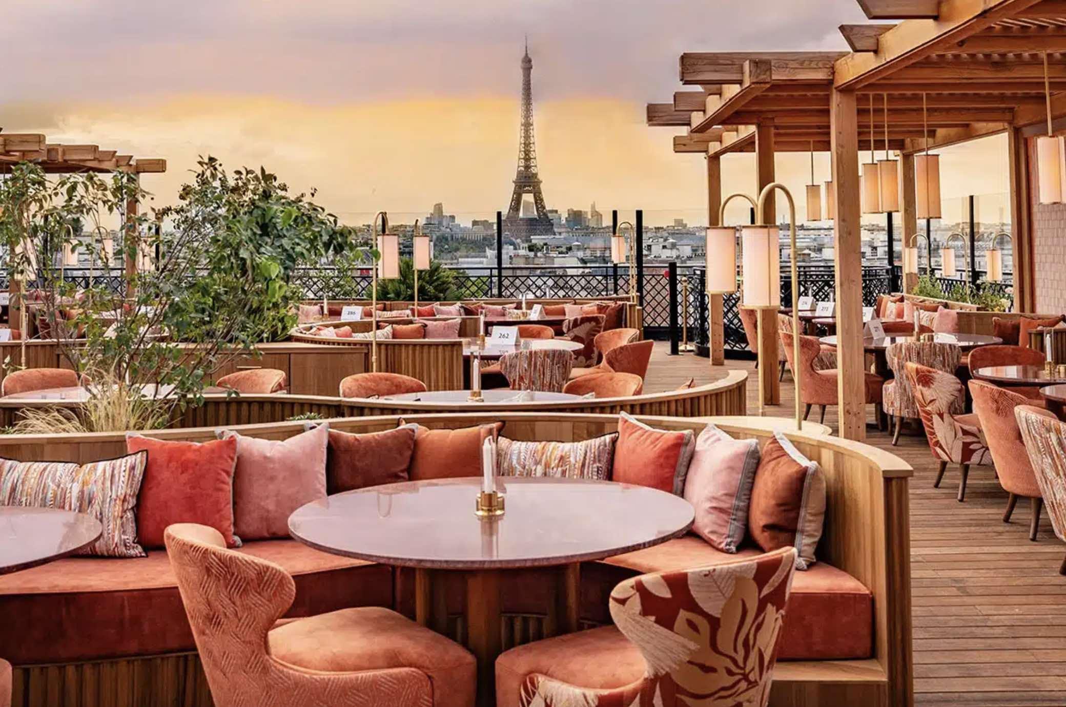 Le rooftop de l’hôtel Le Sax