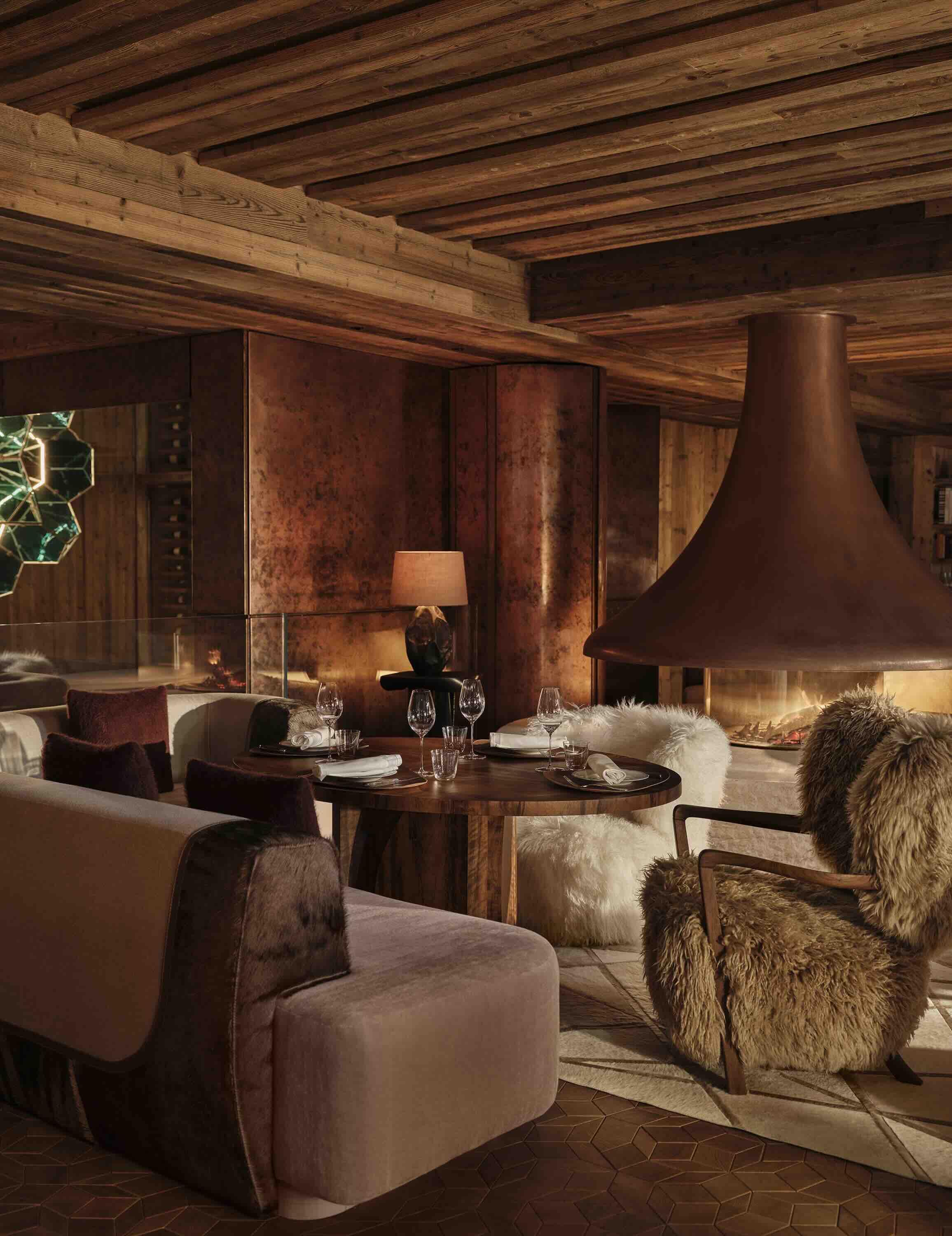 Le restaurant Salto à l’hôtel Rosewood Courchevel Le Jardin Alpin © Chantal Arnts