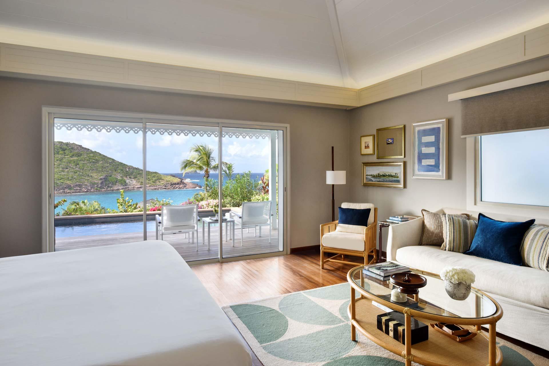 Rosewood Le-Guanahani St-Barth | Ocean Bay Pool Room © DR