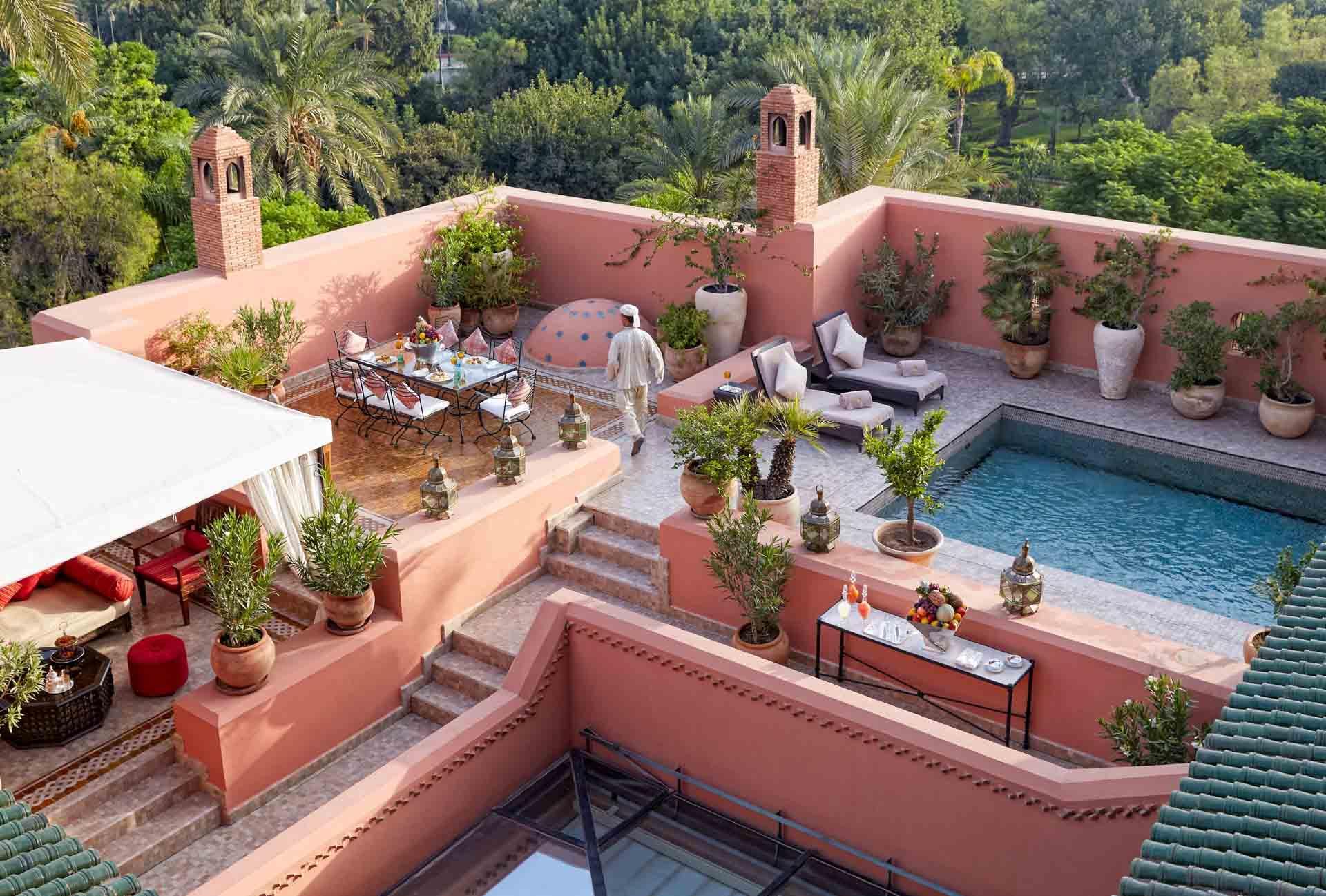 L’hôtel de luxe à Marrakech © Royal Mansour 