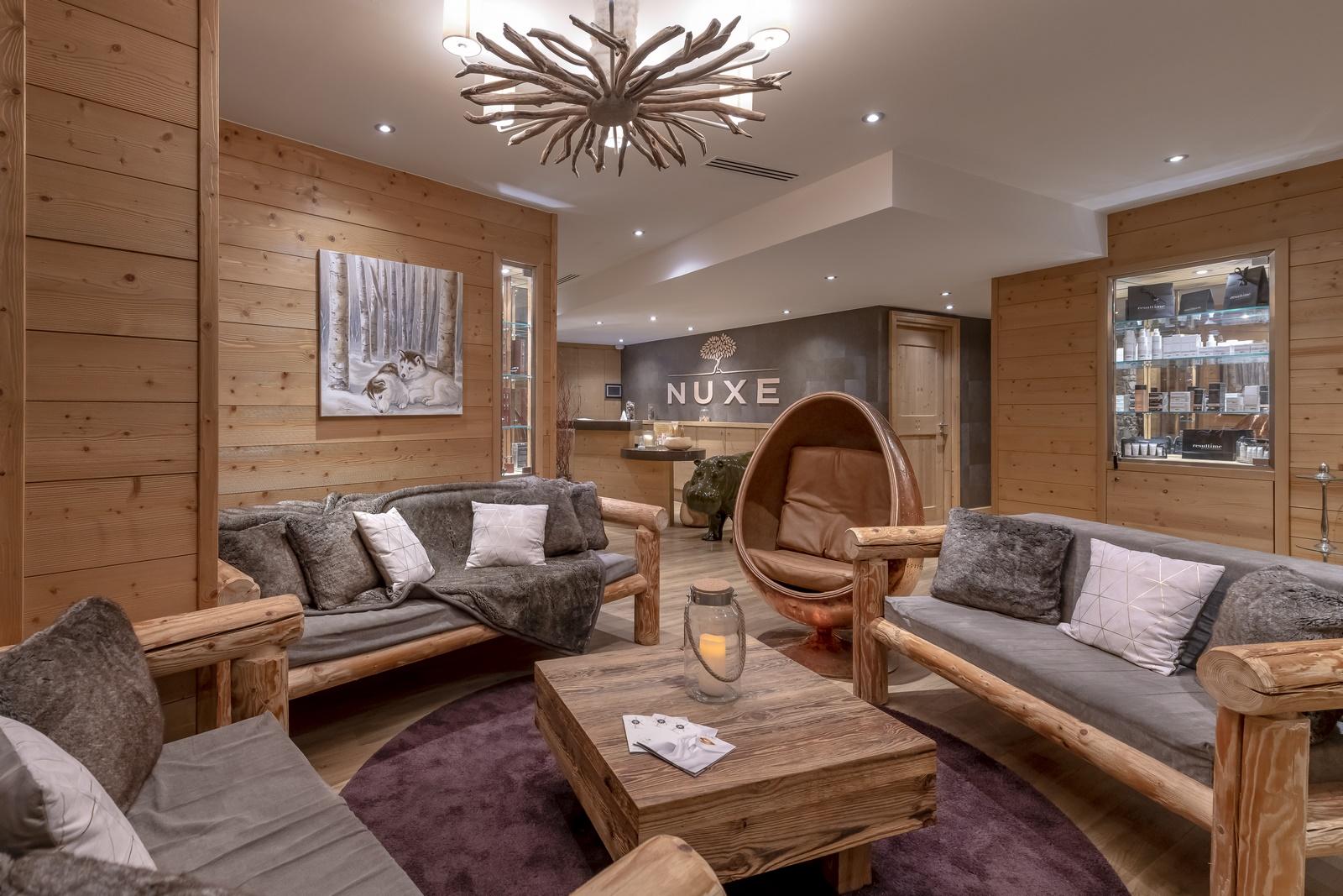 Le spa Nuxe de l’hôtel de charme La Chaudanne à Méribel