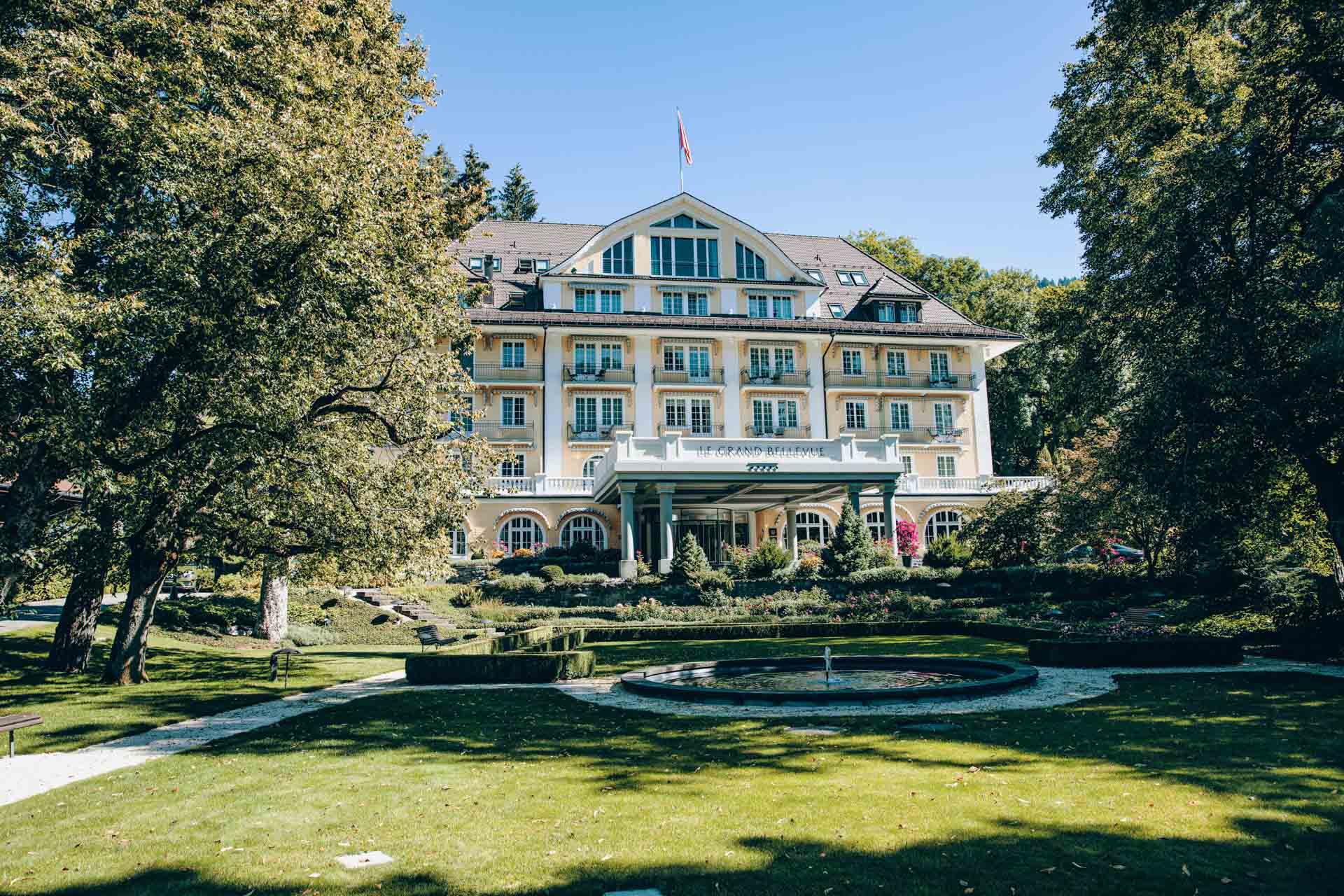 Le Grand Bellevue à Gstaad, hôtel spa en Suisse