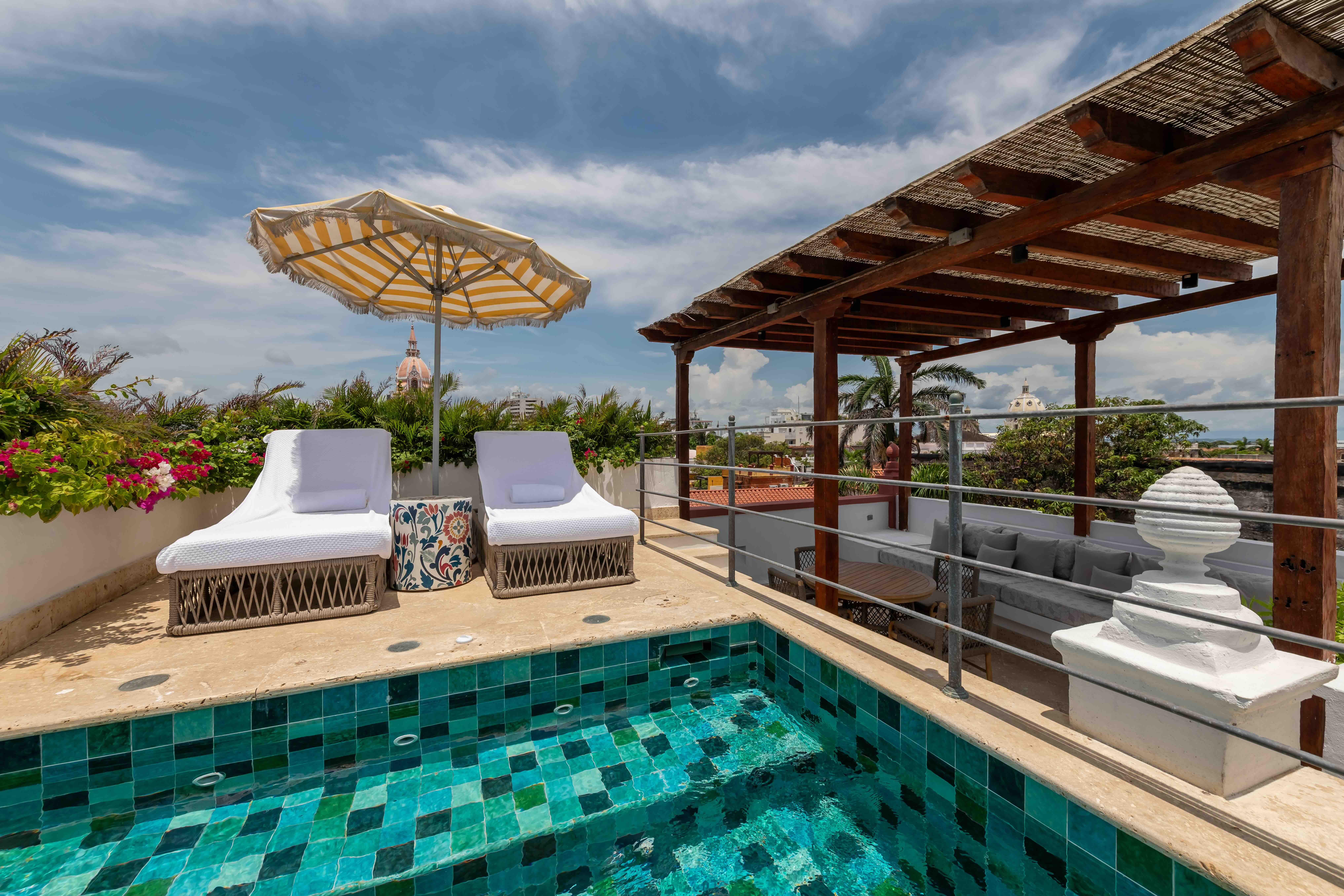 À Carthagène des Indes en Colombie, le Relais & Châteaux Hôtel Casa Pestagua © DR