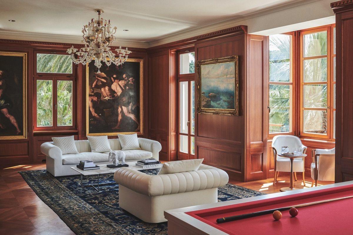 Salon raffiné dans une villa haut de gamme à Mali Lošinj © Airbnb
