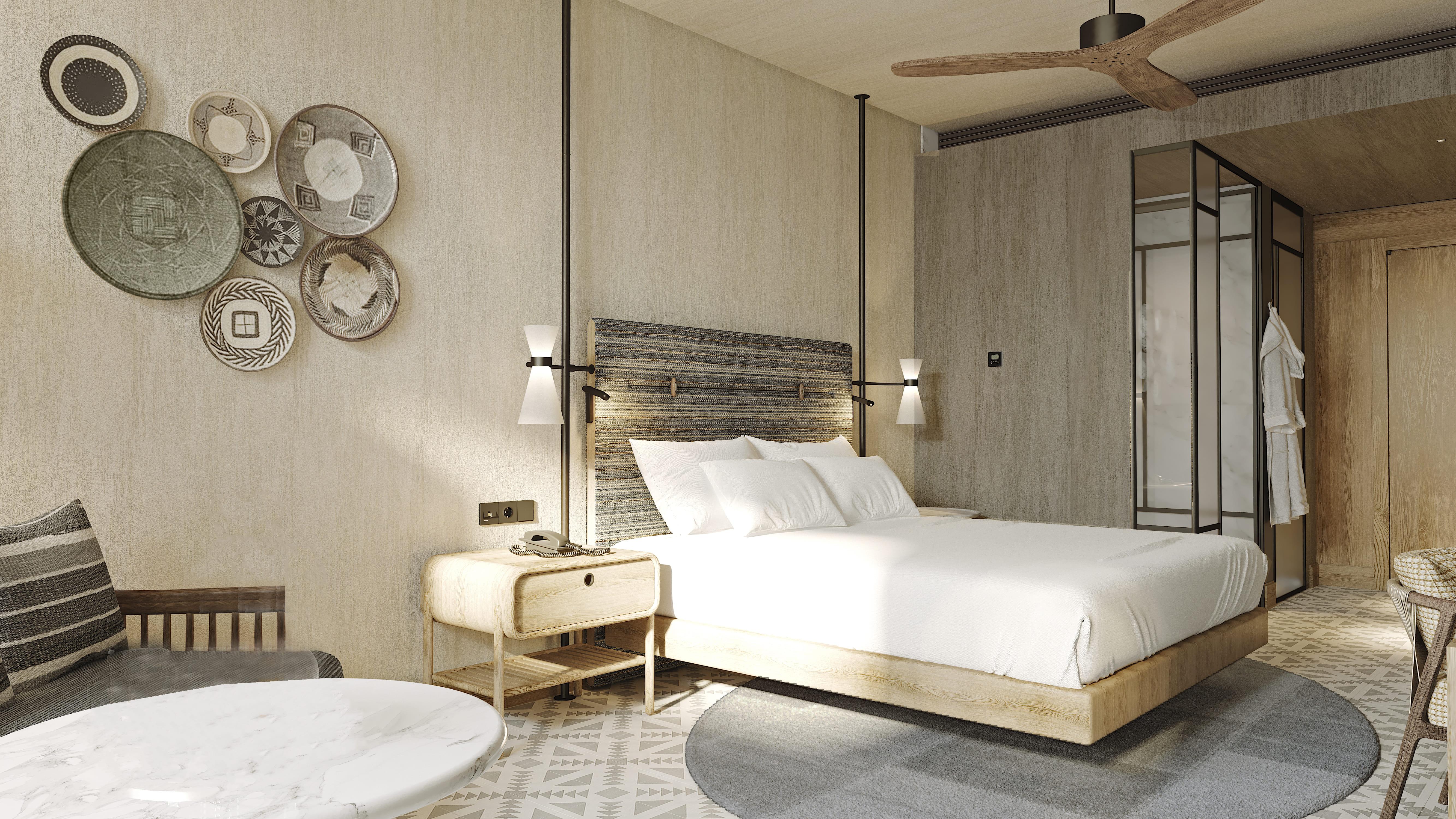 Une chambre de l’hôtel au Cap-Vert 