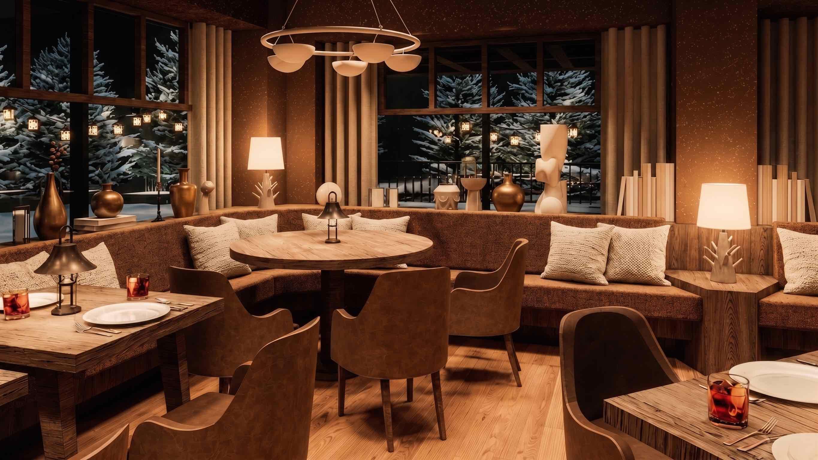 Le restaurant La Table de Madame © La Sivolière