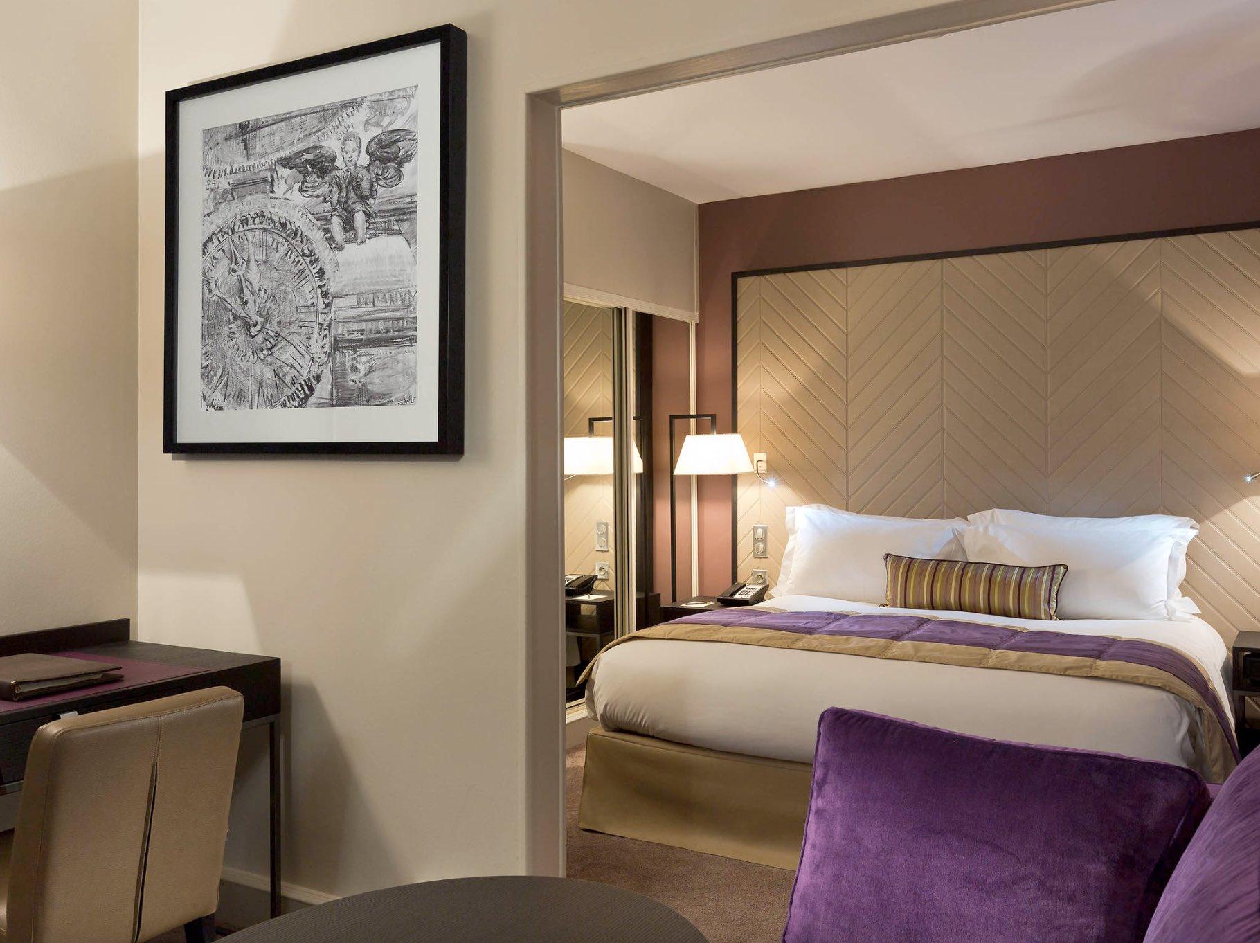 Une chambre de l’hôtel 5 étoiles à Strasbourg © Sofitel Strasbourg Grande Île