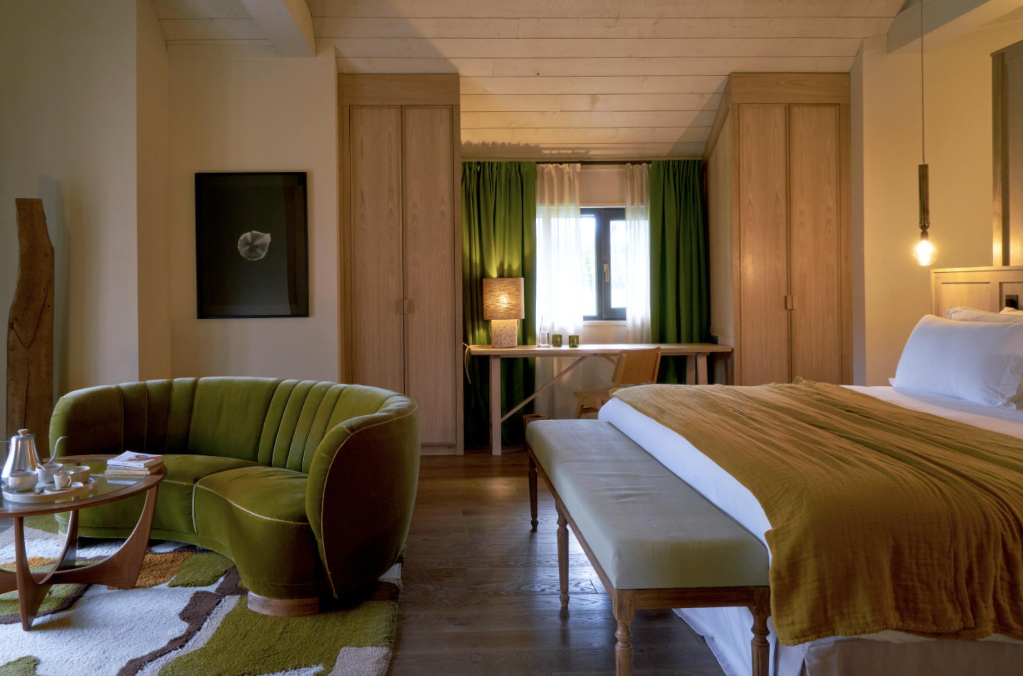Une des chambres de l’hôtel © Les Sources de Cheverny
