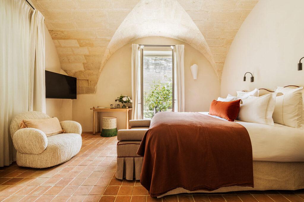 Suite sous les voûtes à la Maison d’Uzès, une Clef MICHELIN © DR