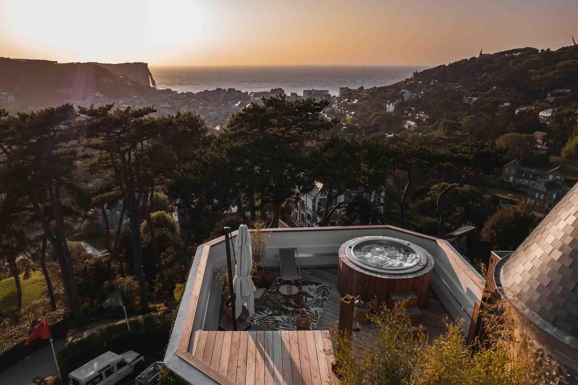 Le spa du Donjon Domaine Saint Clair © antidotefactory