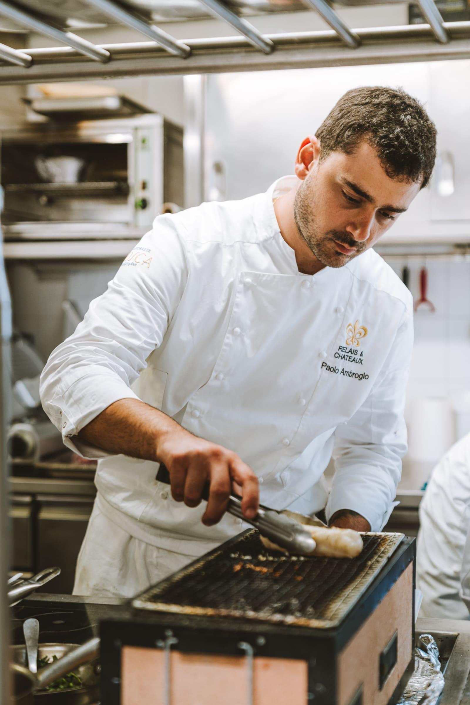 Le chef romain Paolo Ambrogio © Splendide Royal Paris 
