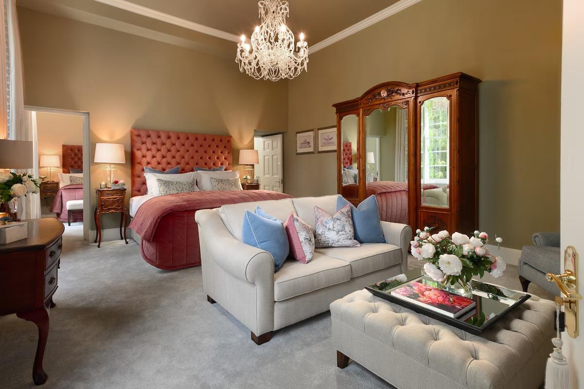 Suite élégante dans un château haut de gamme en Irlande © Airbnb