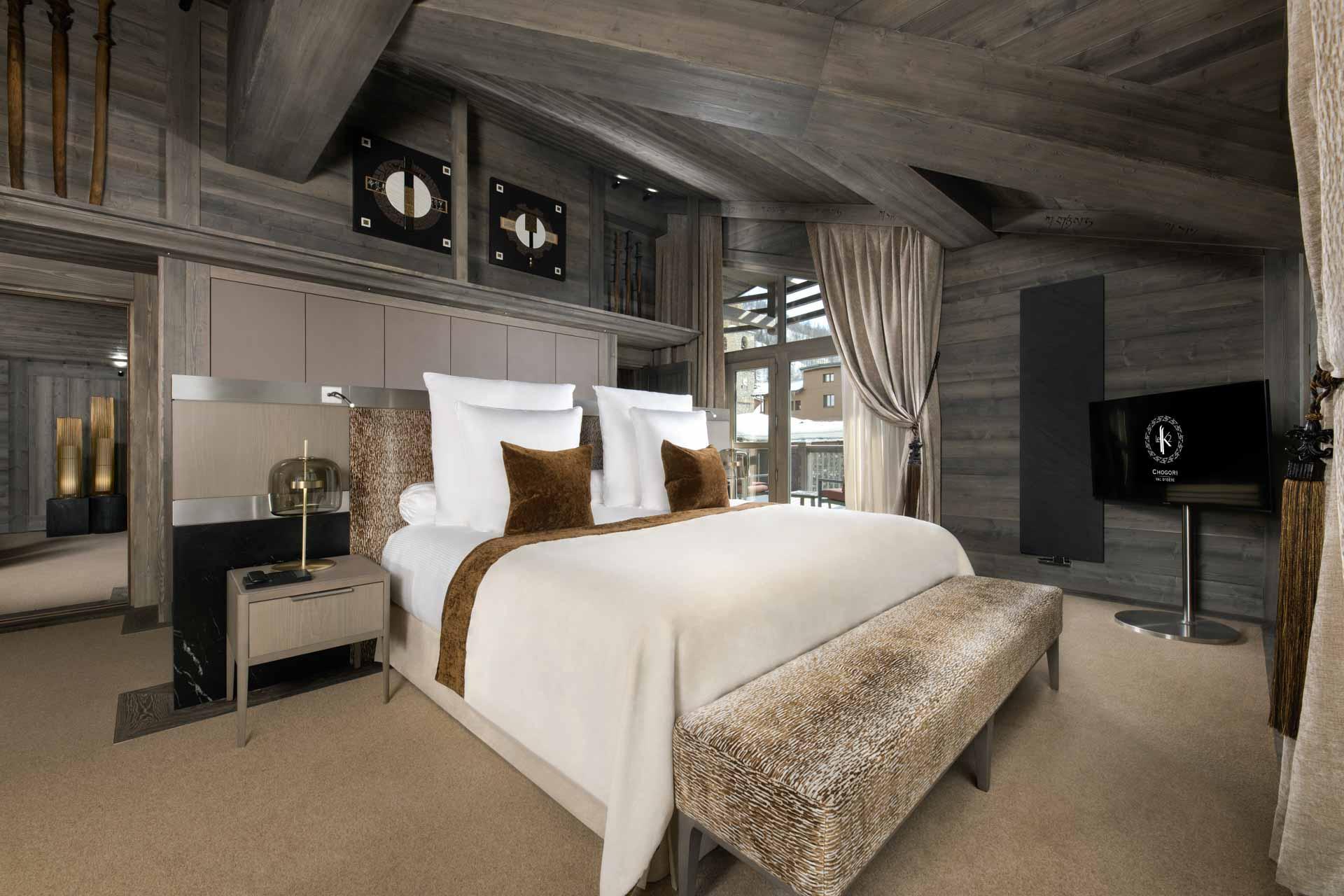 La suite Chogori dans l’hôtel en Val d’Isère © Marc Berenguer 