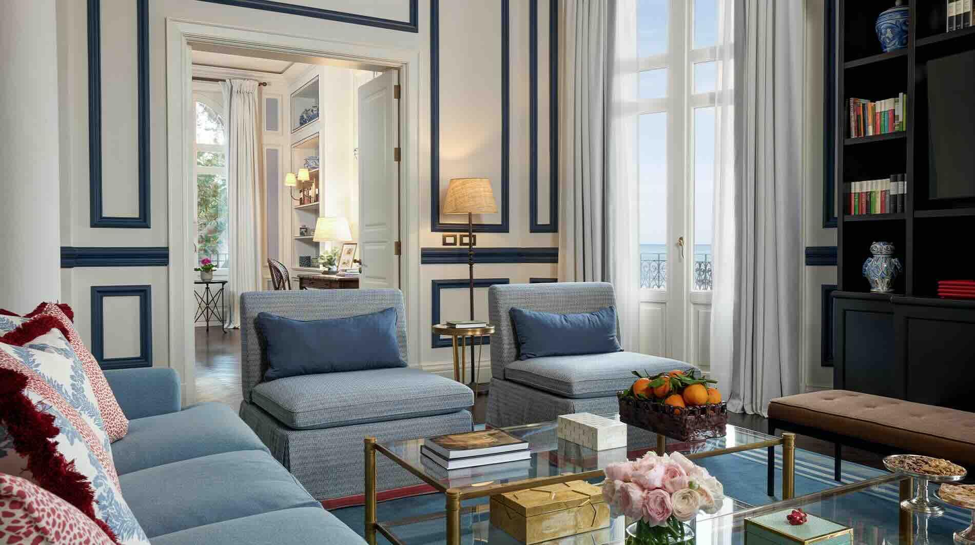 La suite Donna Franca à l’hôtel © Villa Igiea, a Rocco Forte hotel
