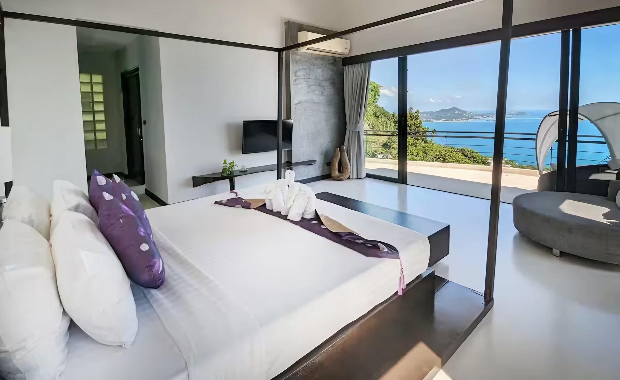 Suite avec vue mer dans une villa haut de gamme en Thaïlande © Airbnb