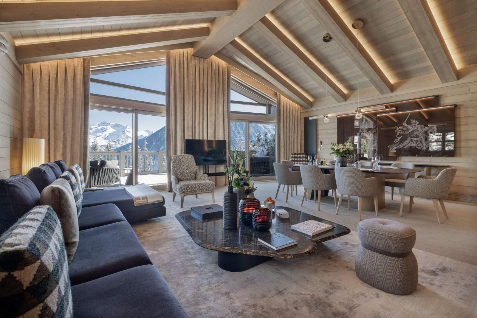 Suite chalet au K2 Palace Courchevel © K2 Collections