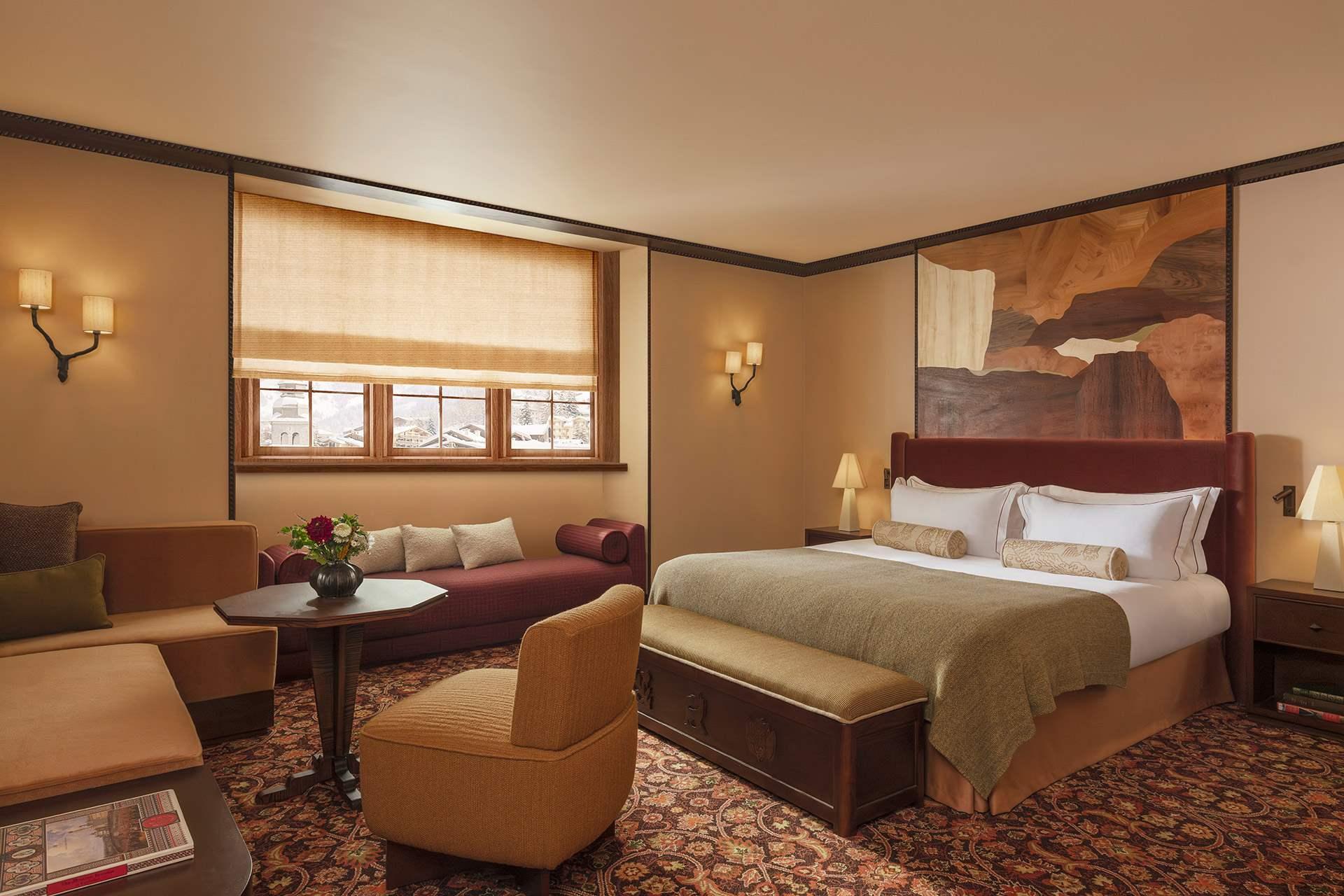 Suite Hôtel Saint Roch Courchevel 1850 © Maisons Pariente