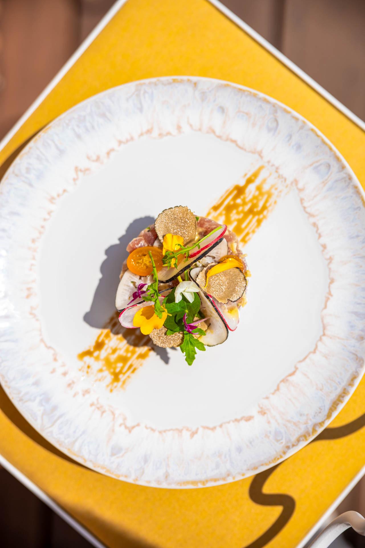 Tartare de thon à la truffe 