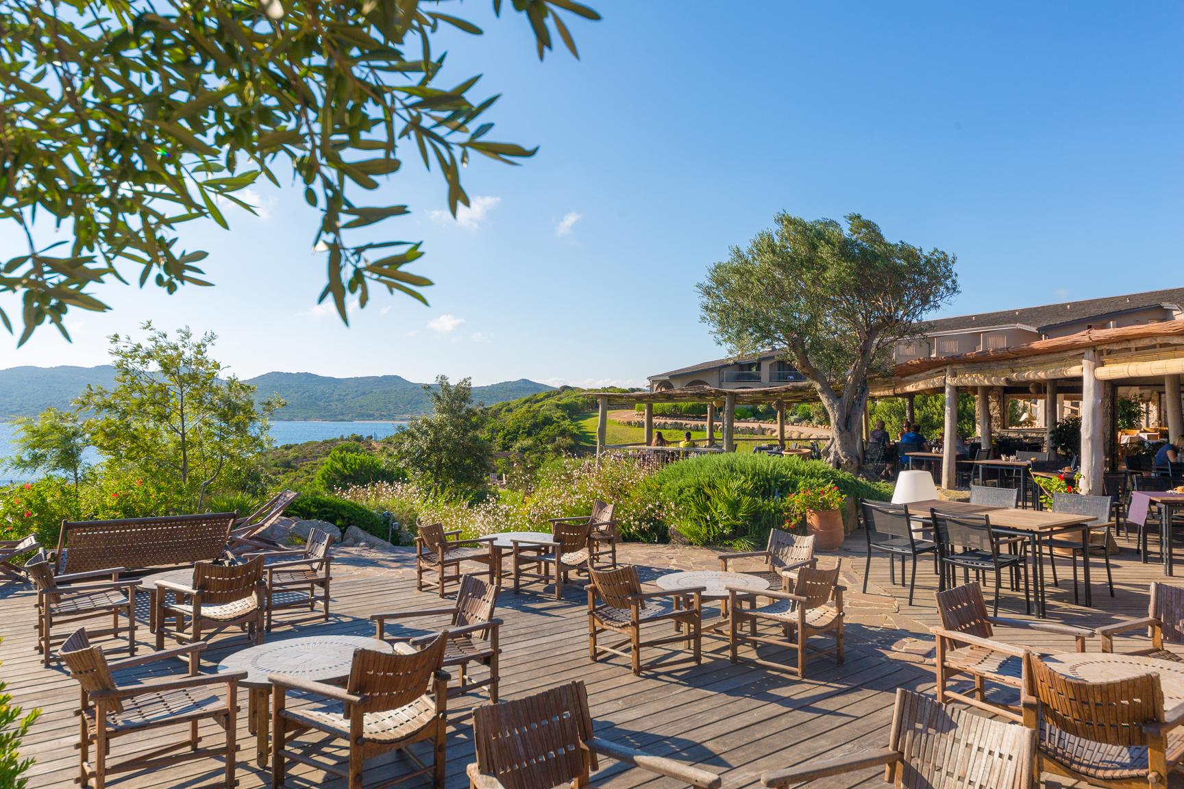 La terrasse du bar, U Capu Biancu