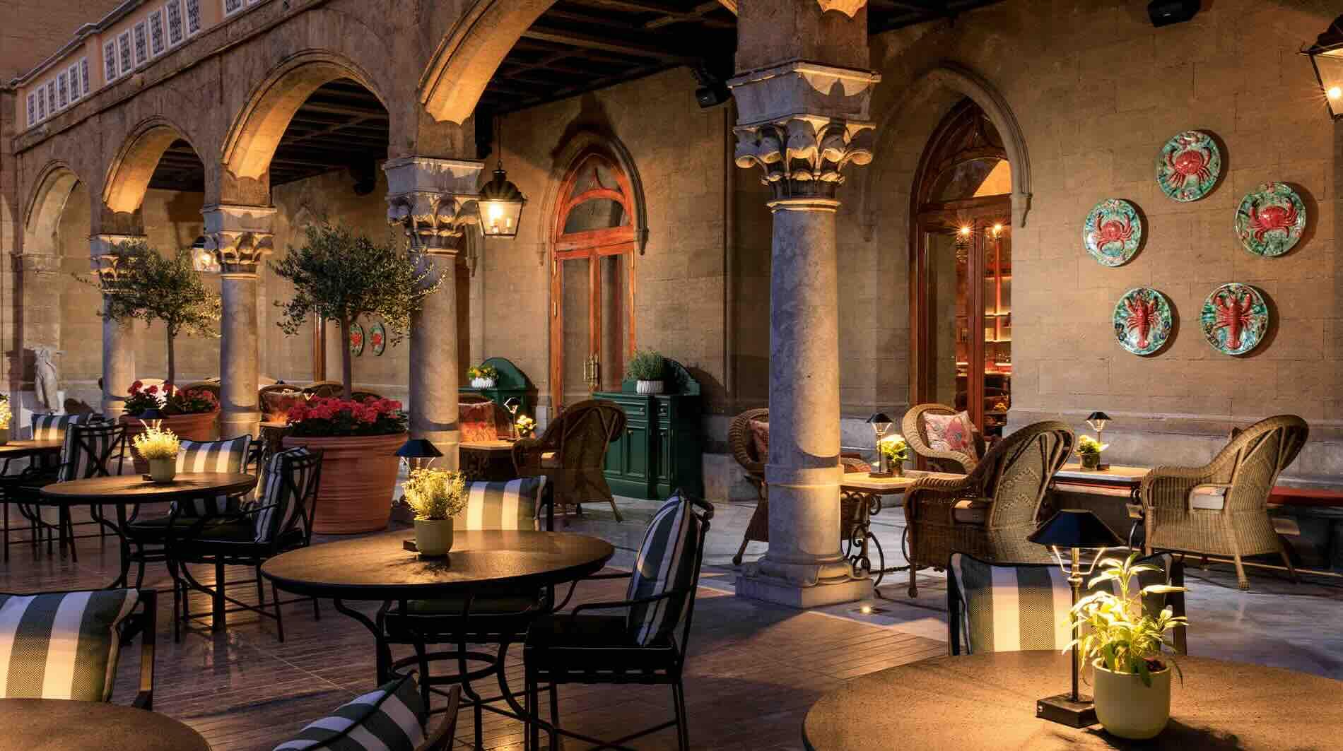La terrasse de l’hôtel © Villa Igiea, a Rocco Forte hotel