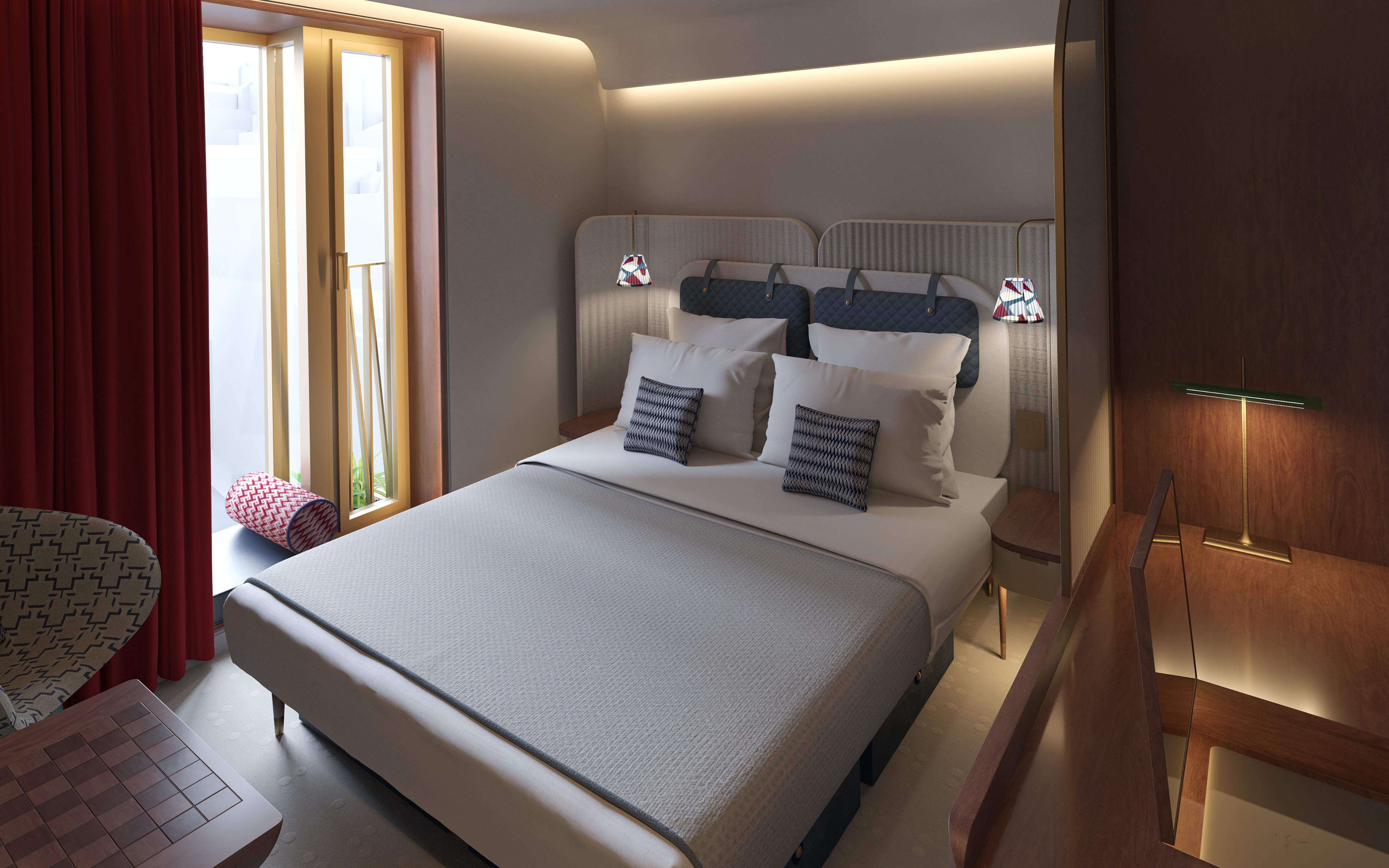Une chambre de l’hôtel © The Shepherd Mayfair 
