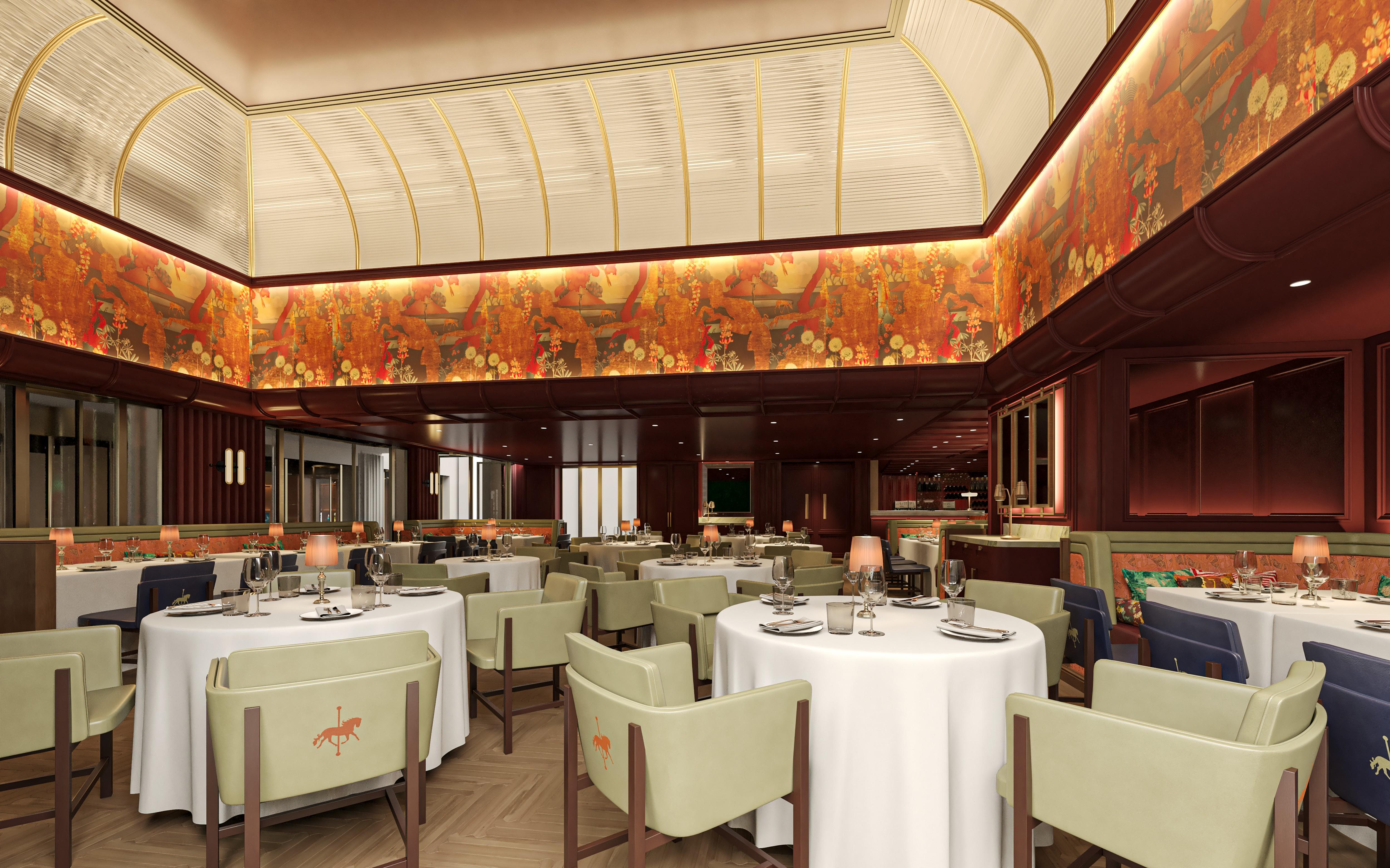 La salle du restaurant Fayre © The Shepherd Mayfair 