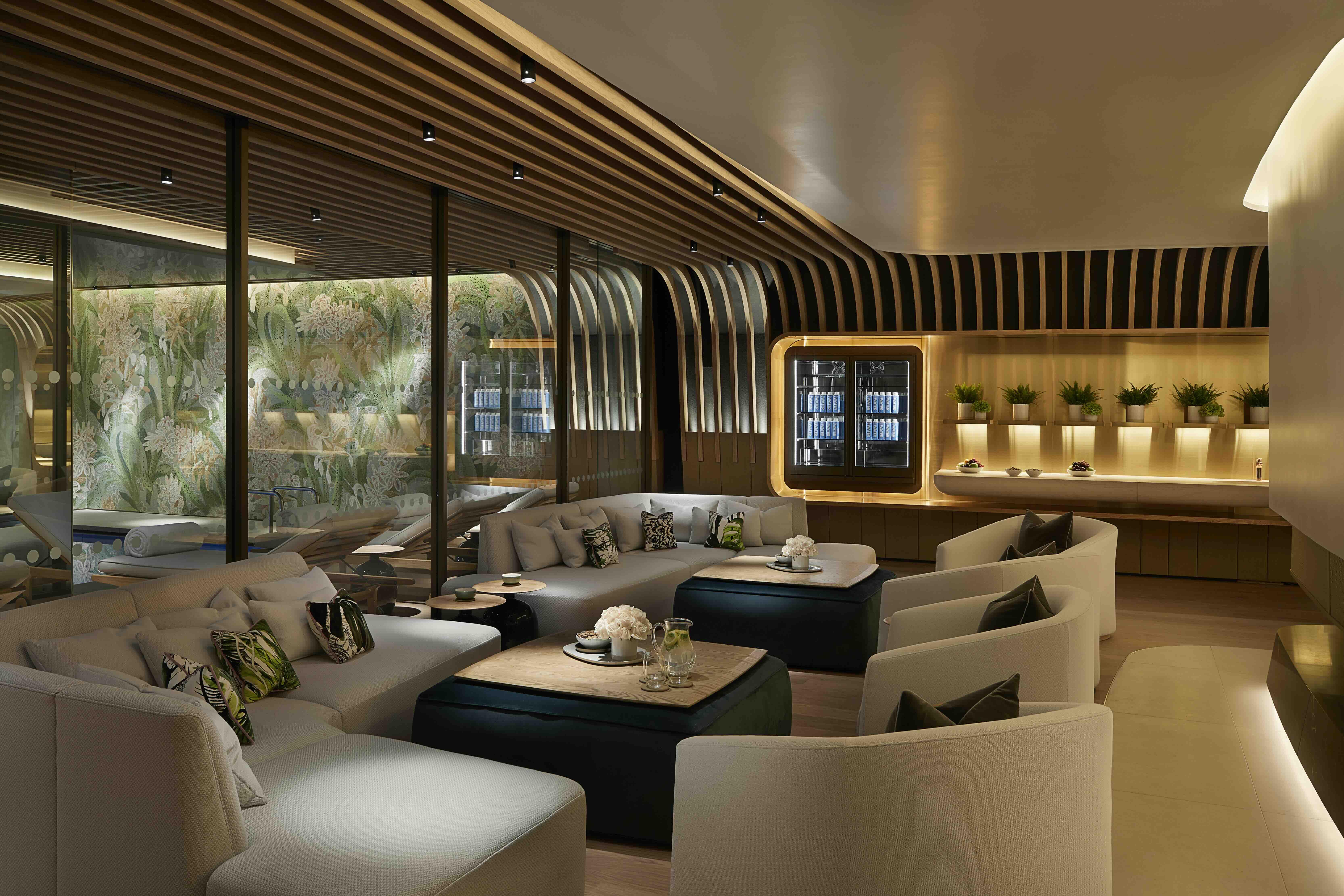 The Spa lounge-Mayfair Park Residences-London-Dorchester Collection