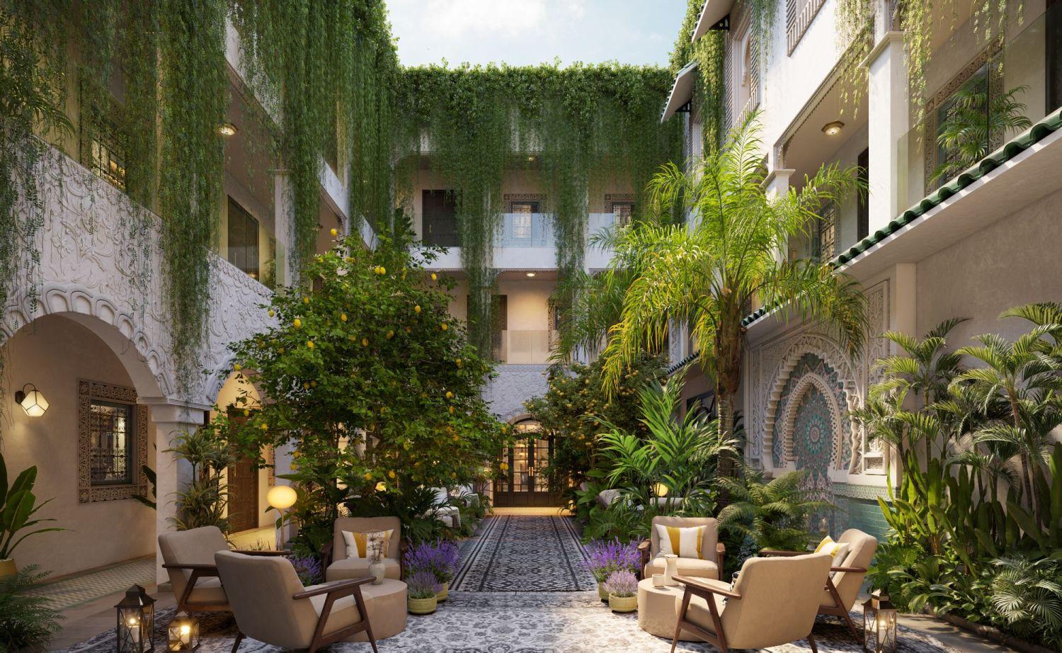 Futur lobby de l’hôtel 