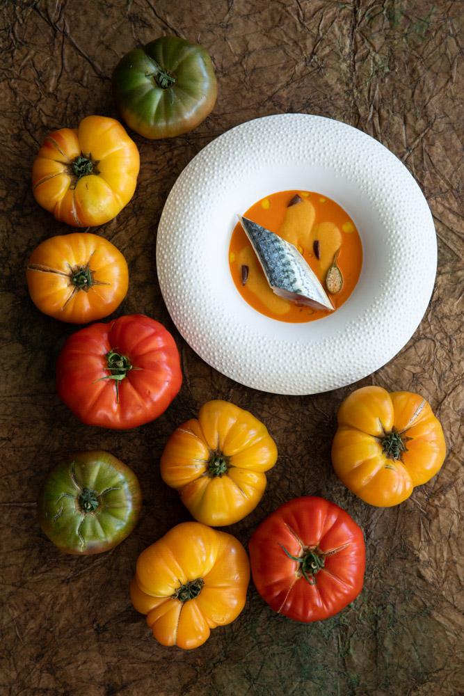 Les tomates de Mauro Calogreco au Mirazur © Matteo Carassale