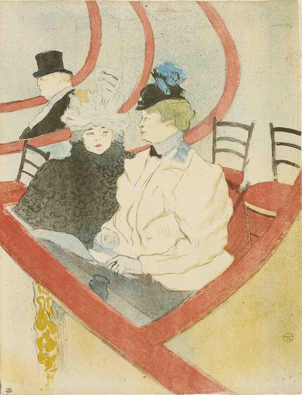 Toulouse Lautrec - La grande loge (1897) © Peter Schälchli 