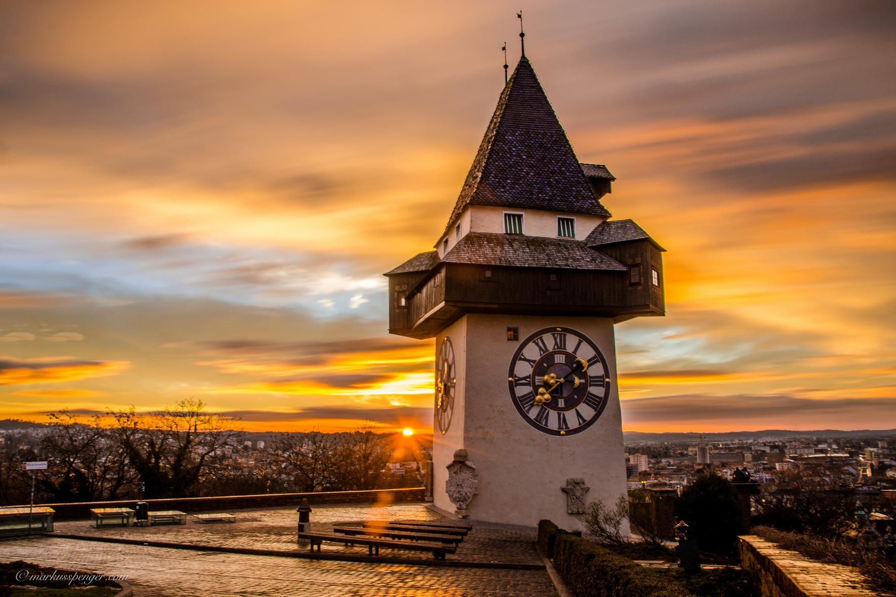 Tour de l’horloge à Graz