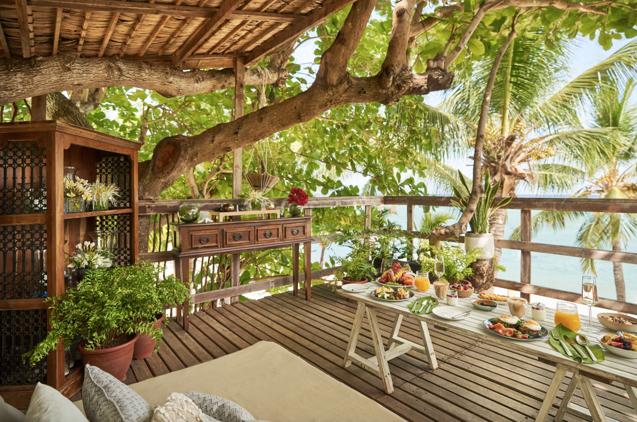 La cabane perchée dans les arbres The Treehouse © LUX Le Morne