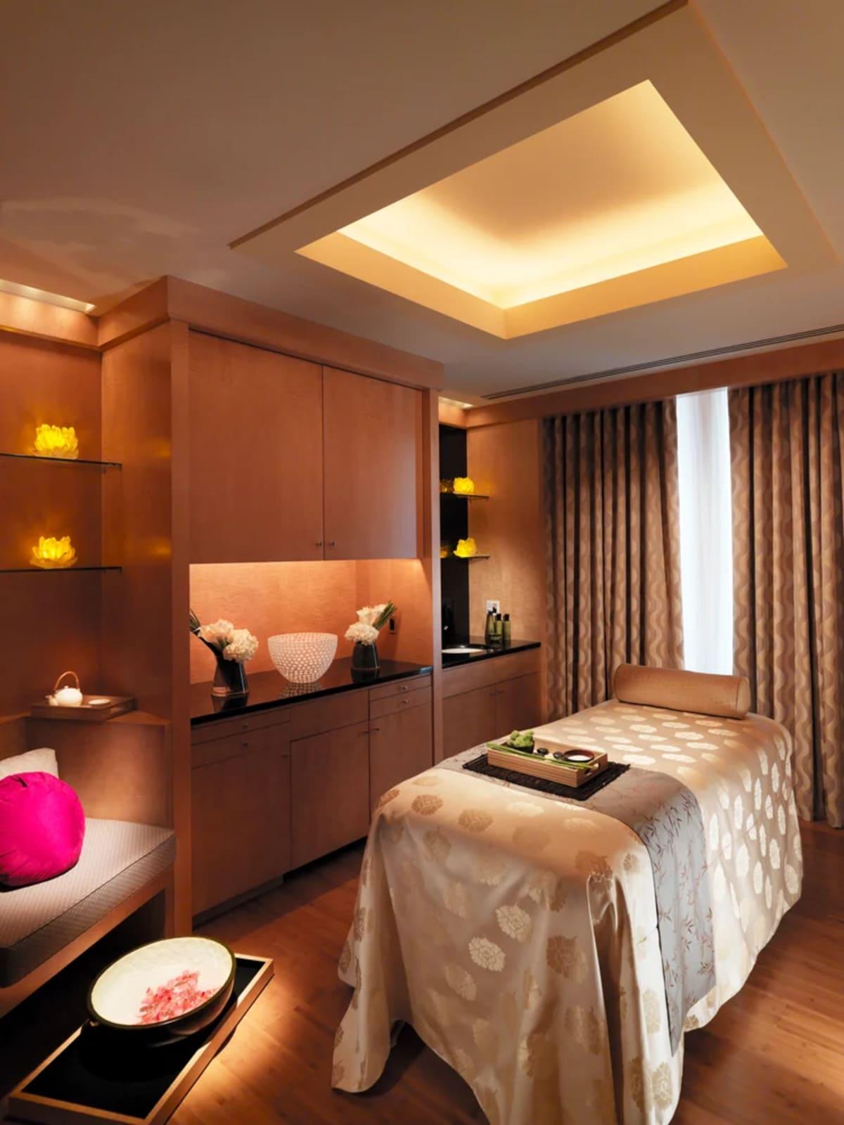 La cabine de soin de l’espace bien-être © Mandarin Oriental 