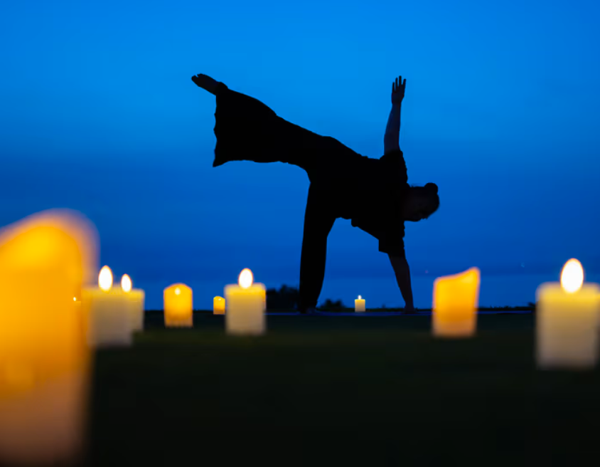 Le yoga candlelight Evian Resort © Evian Resort