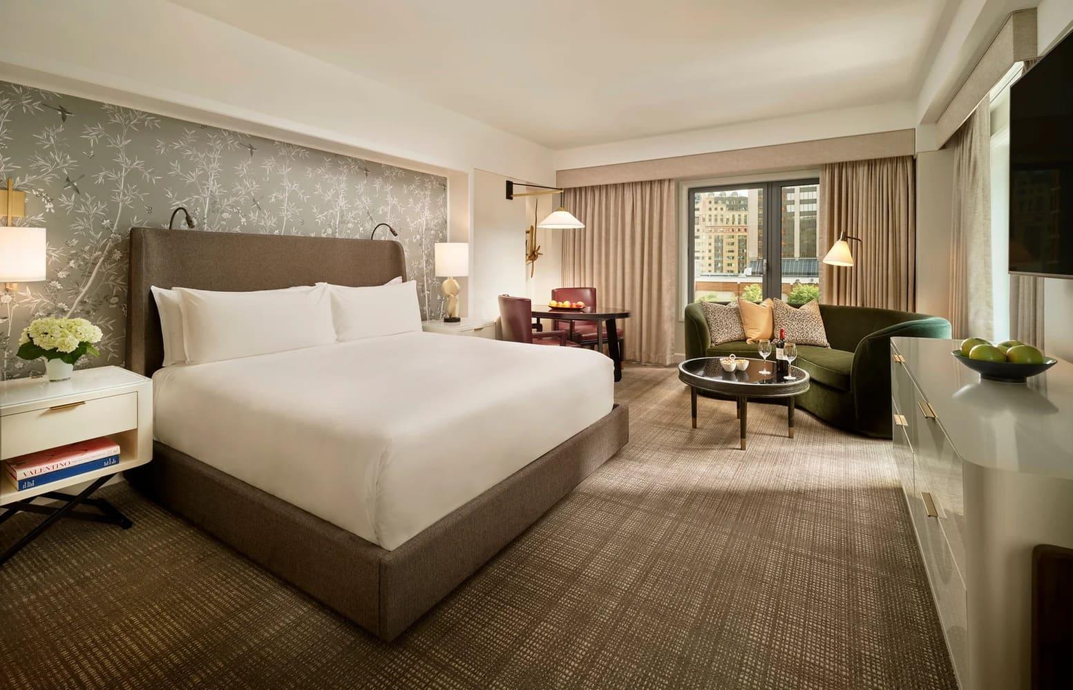 Une chambre dans l’hôtel de luxe © Mandarin Oriental