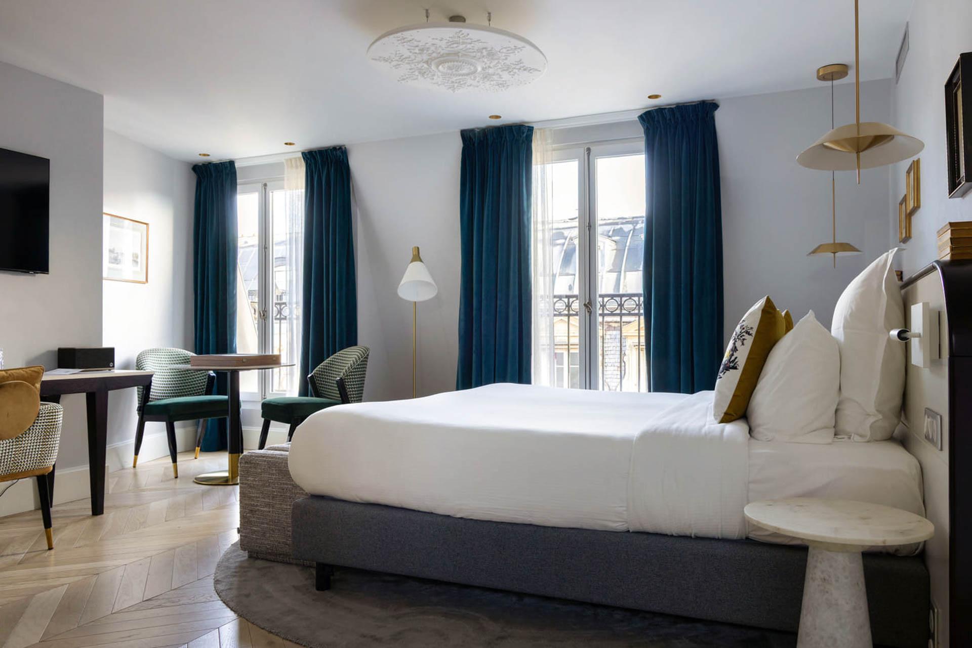 Chambre, Le Normandy Hôtel Paris 