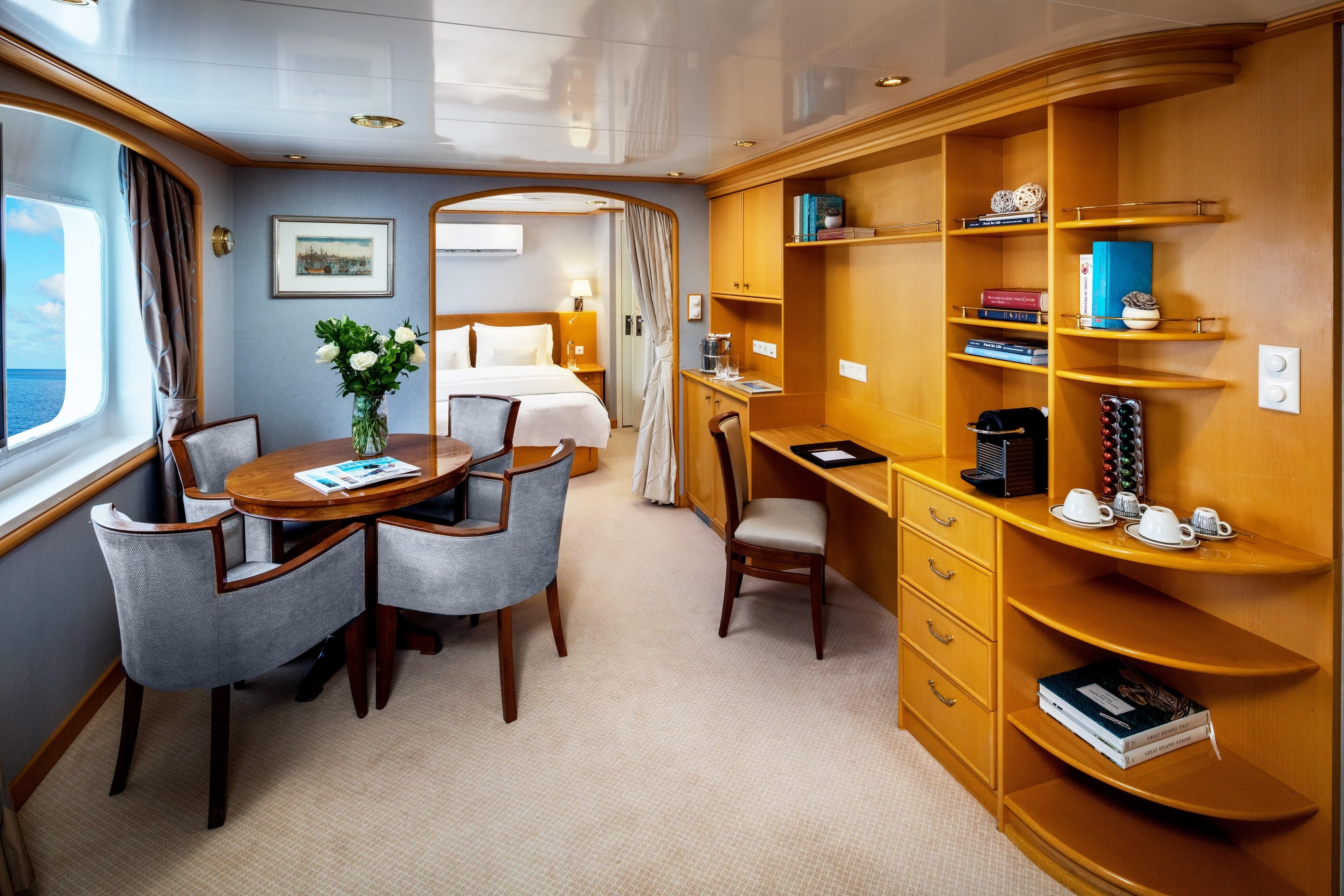L’Admirals Suite du Sea Dream au départ de Nice © DR