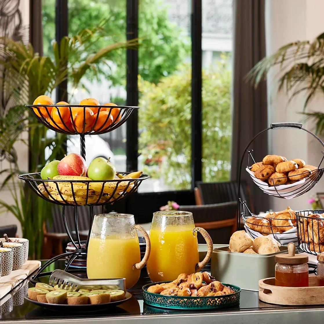 Le petit-déjeuner de l’hôtel © Rotary Hotel Genève
