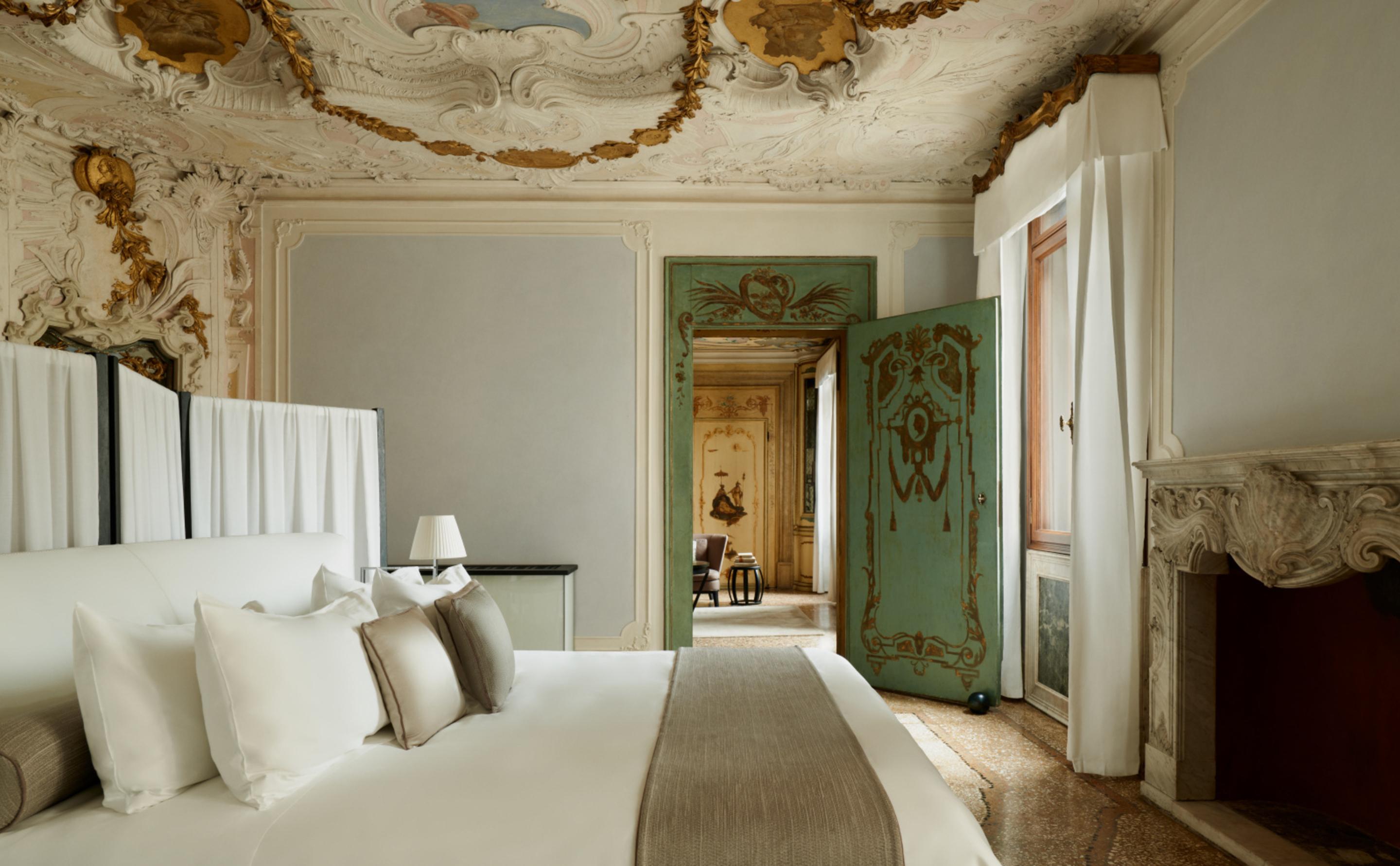 La chambre dans l’hôtel 5 étoiles à Venise © Aman
