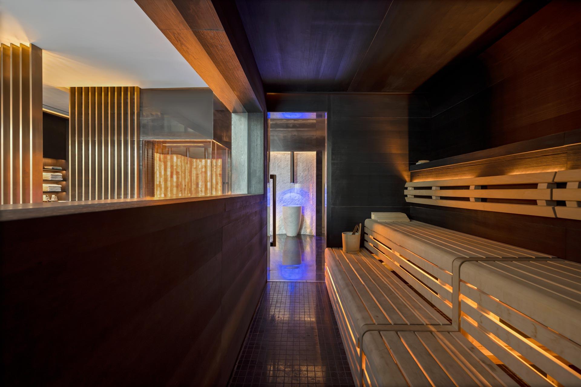 Le sauna de l’hôtel © Atlantis The Royal