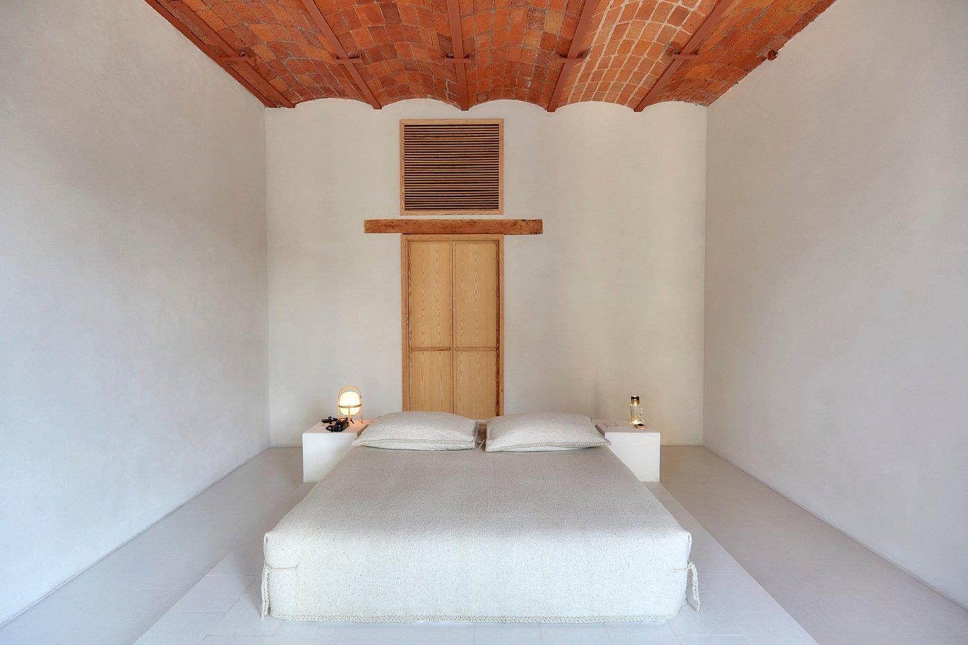 Aperçu d’une suite à l’hôtel minimaliste Círculo Mexicano © DR