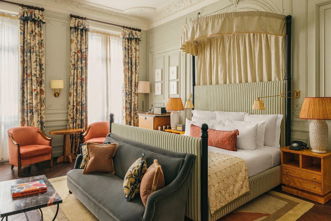 Une chambre du club privé à Paris © Soho House Paris 