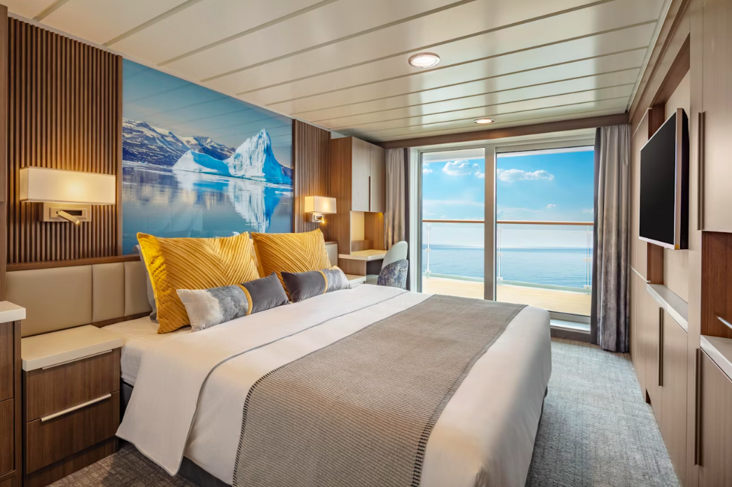 Une chambre dans la croisière Aurora Expedition 