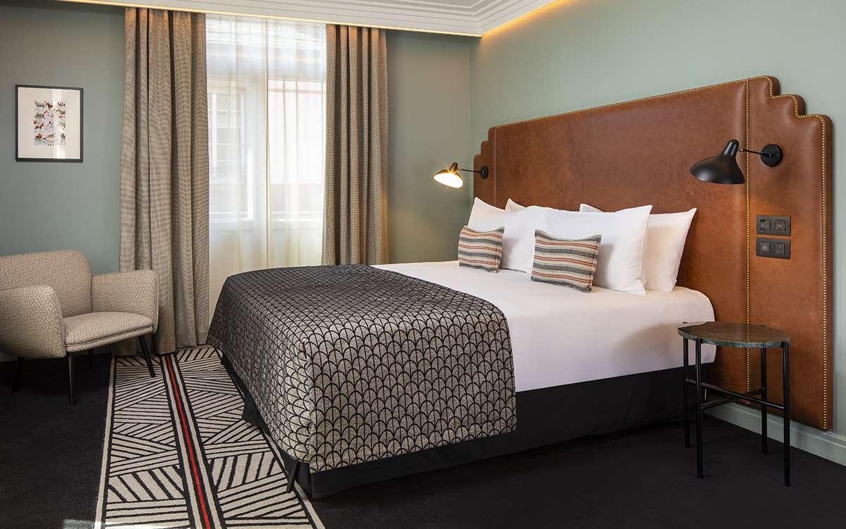 Une chambre de l’hôtel à Strasbourg © Maison Rouge