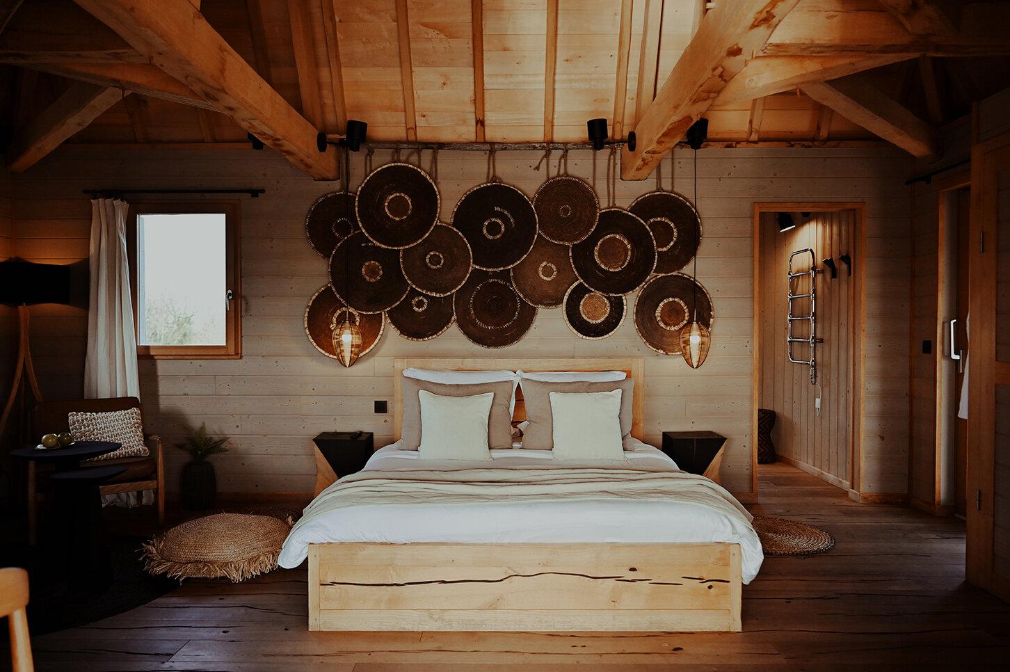 La chambre de la cabane 