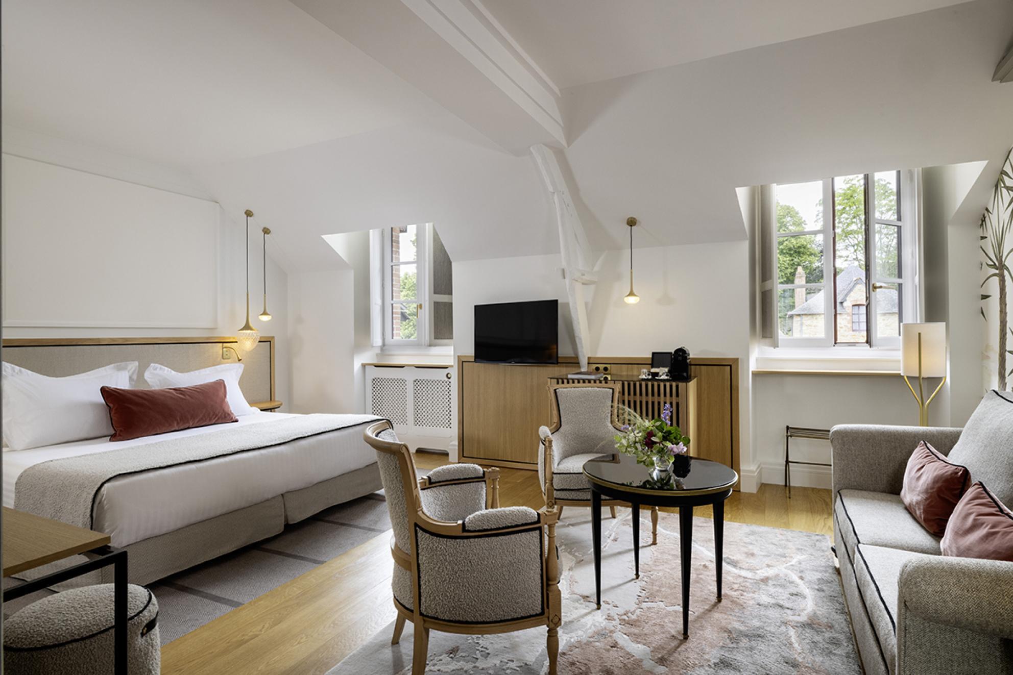 La chambre deluxe du Domaine © Le Domaine de Bretesche 